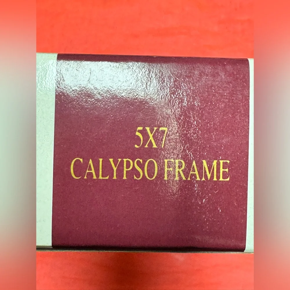 5x7 Illusion Calypso Glass Frame w/ original box 24% full lead hand cut crystal